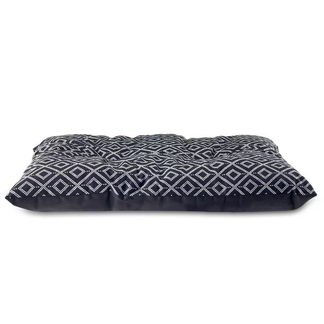 Vibrant Life Tufted Pillow Dog Pet Bed, Medium, Black, 27" x 36" | Walmart (US)