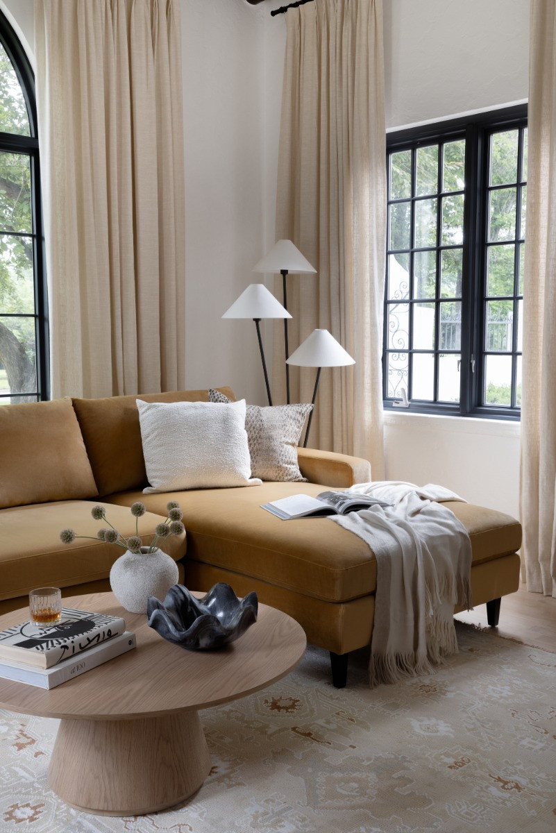 Sloan Slipcovered 3-Piece U-Sectional | Interior Define