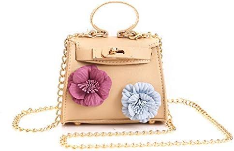 Little Bear Family Girls Small Crossbody Purses for Toddler Kids Cute 3D Flower Design Messenger ... | Amazon (US)