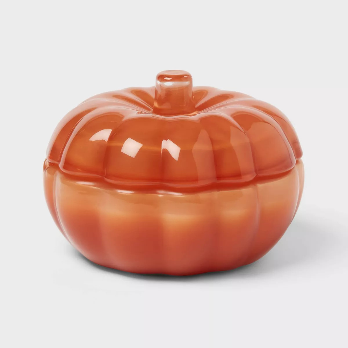 Lidded Glass Pumpkin Jar Candle - Threshold™ | Target