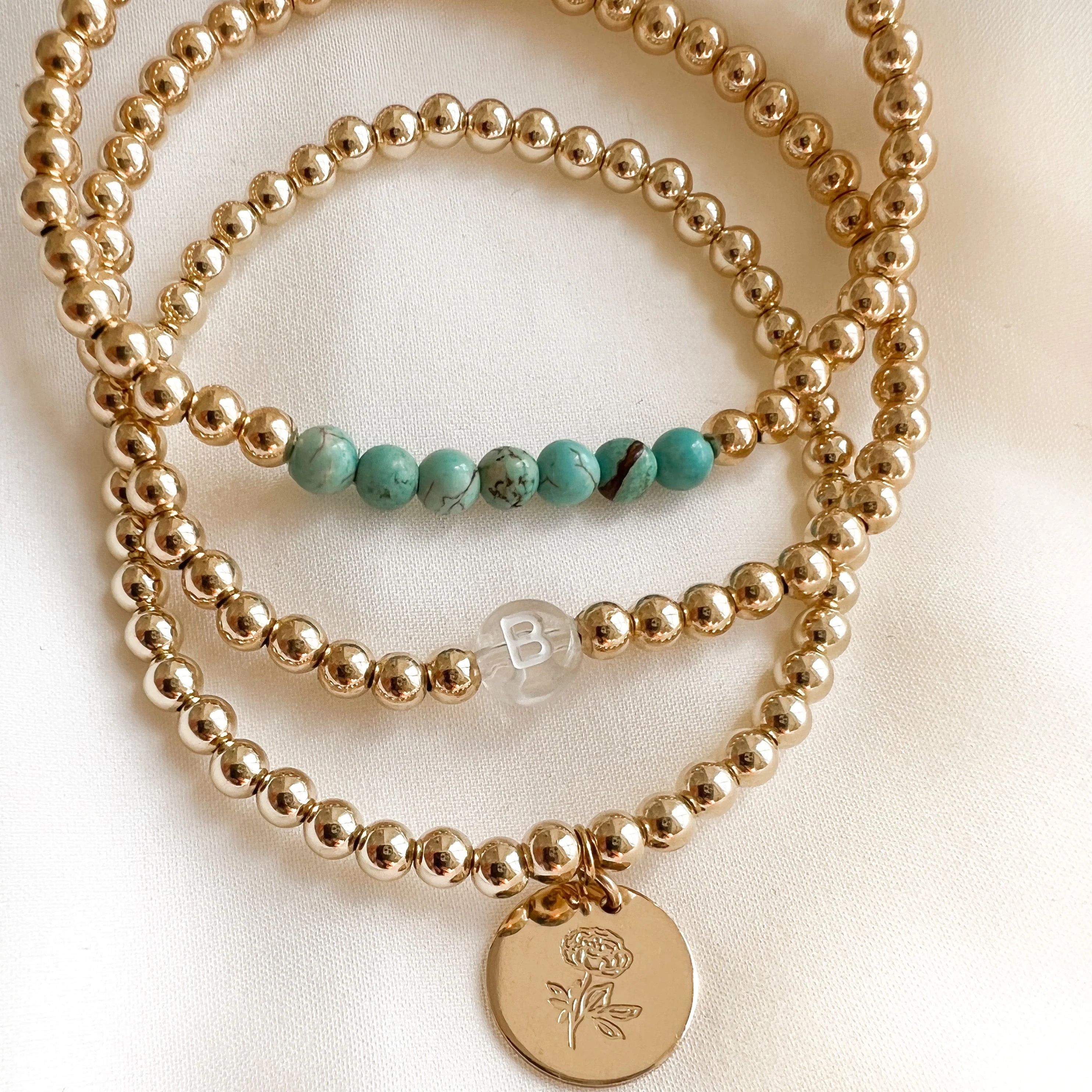 the birthstone stack | 14k gold filled | Reef rain aria