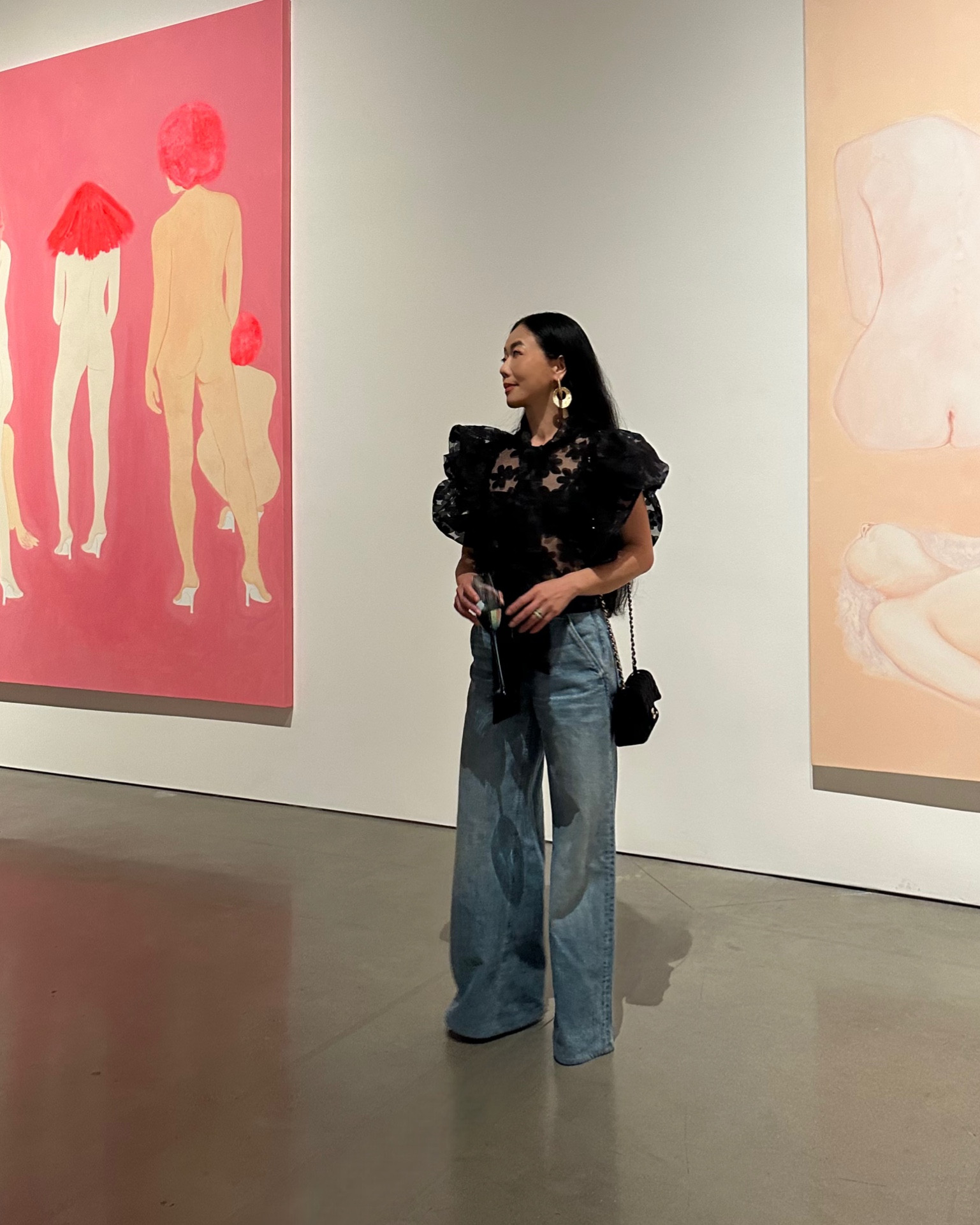 Sometimes I do like to wear denim on a night event. Top is $69!  1 Size down for these jeans! 

#LTKfindsunder100 #LTKstyletip #LTKover40