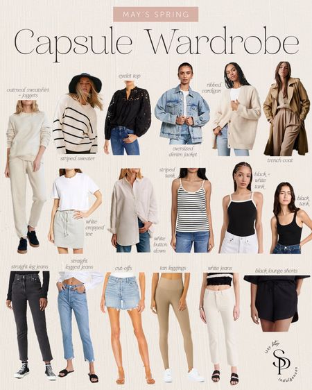 May’s capsule wardrobe 
30 outfits over on the blog (itsybitsyindulgences.com) 

#LTKstyletip