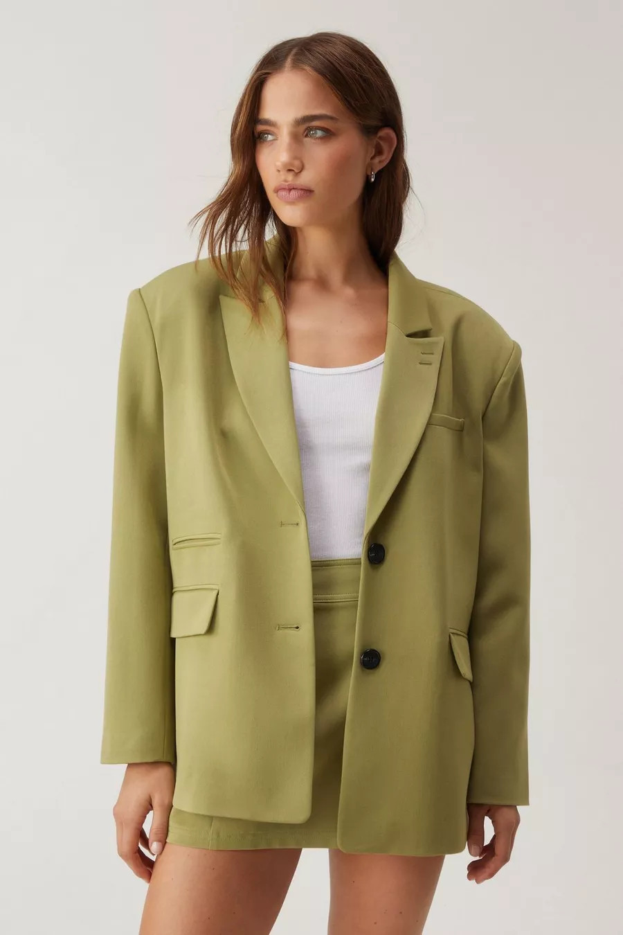 Petite Tailored Oversized Blazer | Nasty Gal US