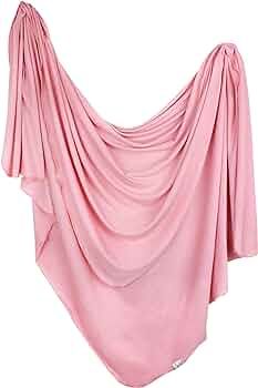 Copper Pearl Large Premium Knit Baby Swaddle Receiving Pink Blanket Darling | Amazon (US)