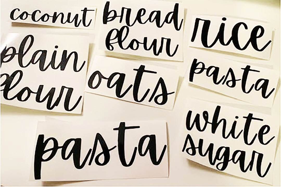 Customized Labels multiple Fonts & Colors - Etsy | Etsy (US)