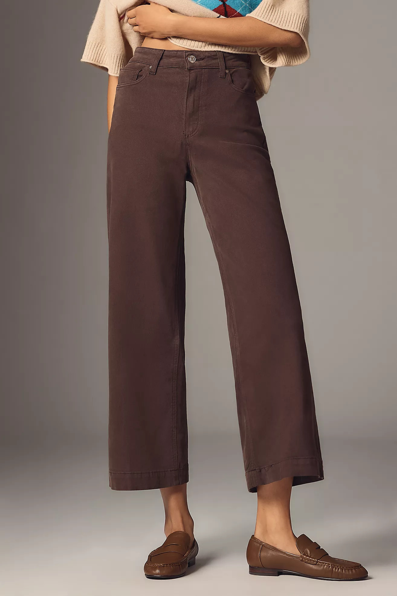 PAIGE Anessa High-Rise Wide-Leg Jeans | Anthropologie (US)