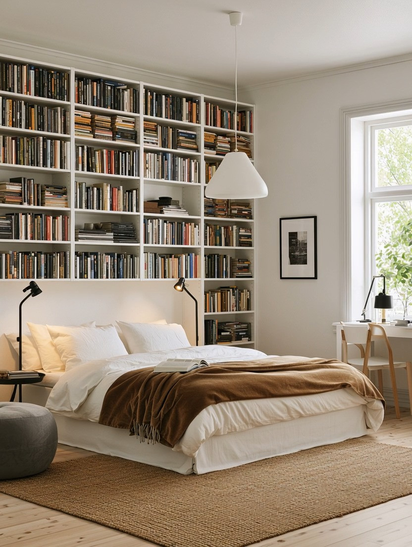 A teenager’s room should have room for growth—literally.

The teenage years are about so much more than growing taller. They’re years of academic growth, intellectual growth, personal growth and discovering new interests. Give them a space that can grow with them.

One of our favorite foundations is a ready-to-install wall bookshelf. Go full wall like this, use half a wall, or create a smaller library in an unused corner. The goal isn’t to fill every shelf—it’s to give books, schoolwork, collections and future interests a designated place while keeping the room clean and organized.

And unlike furniture they may outgrow, a beautiful wall library can transition effortlessly from teenage bedroom to university years and beyond.

Choose the configuration that fits your space from our curated bookshelf edit and give them room to build their own library, one book and one interest at a time.

#teenbedroom #homelibrary #bookshelves #bedroomdesign 

 #LTKHome