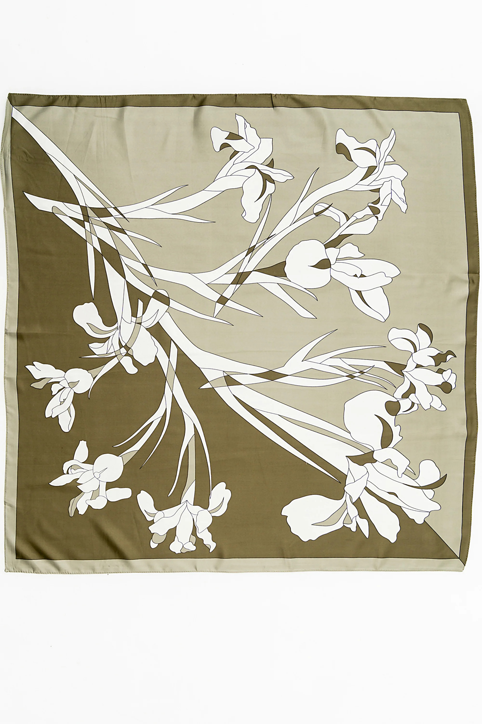 Giana Bandana Scarf in Green | Böhme US