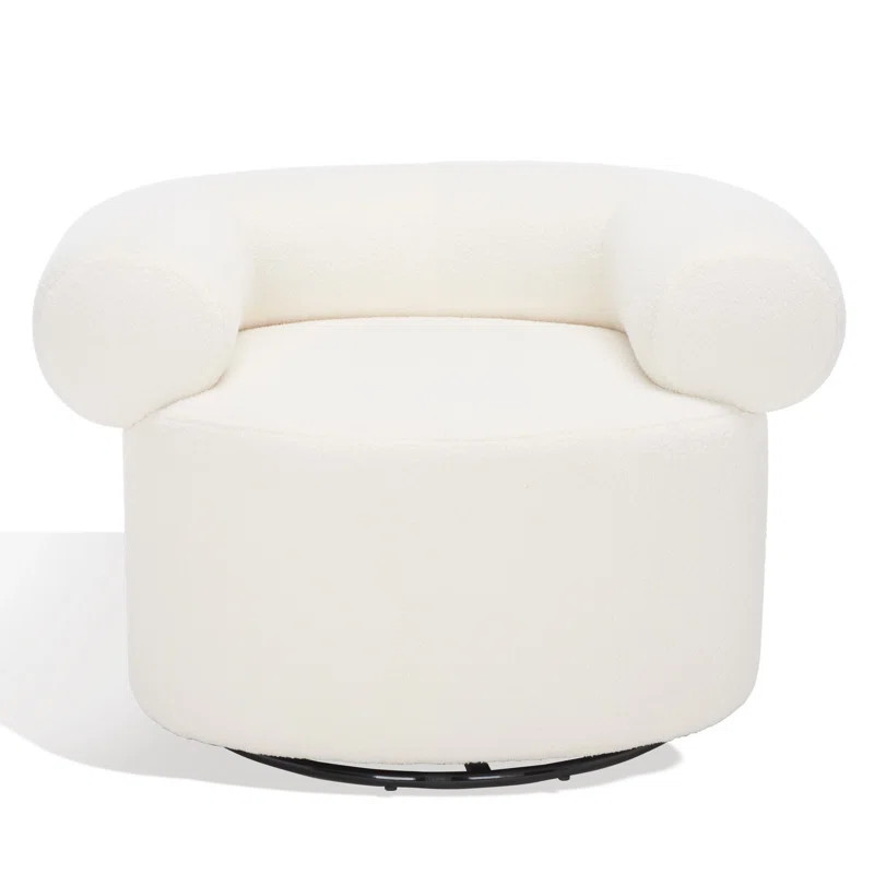 Chiril Upholstered Swivel Barrel Chair | Wayfair North America