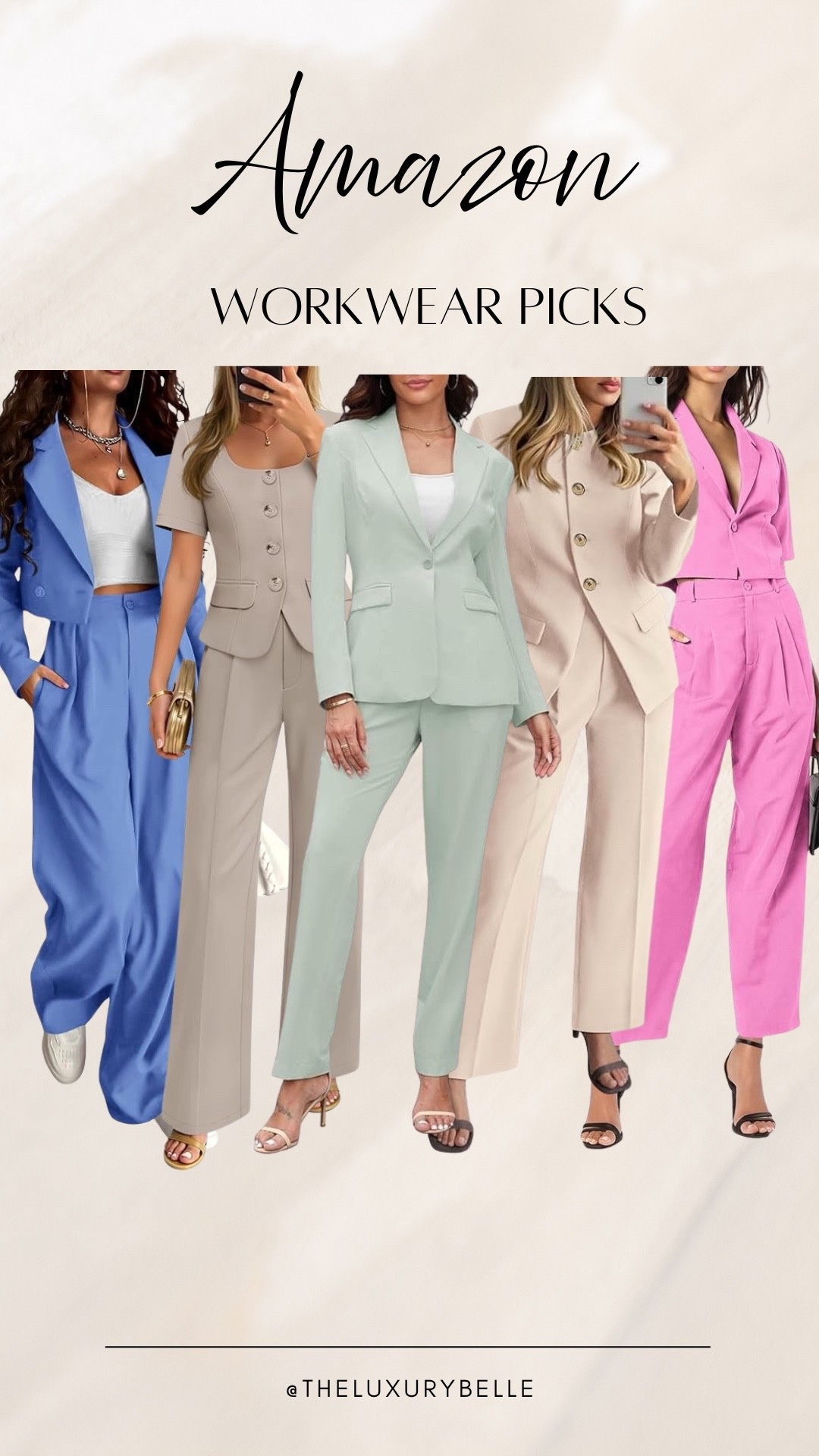 Amazon workwear picks—with some bright colors for spring! 

#LTKootd #LTKgrwm #LTKWorkwear