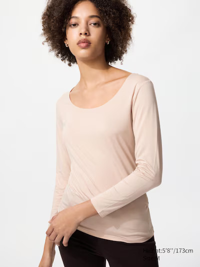HEATTECH T-Shirt | Scoop Neck | UNIQLO (US)