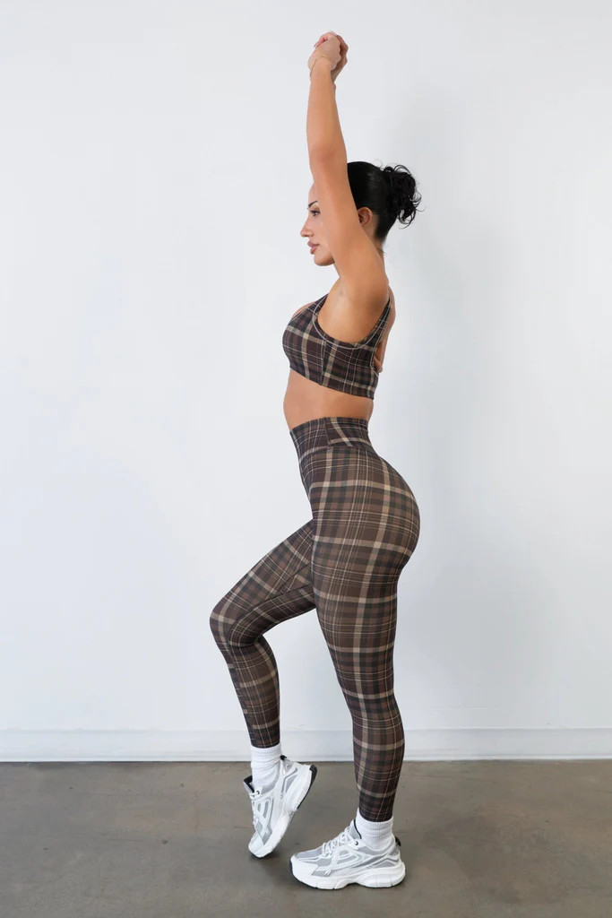 Cloud II™ Pant - Espresso Plaid | Vitality
