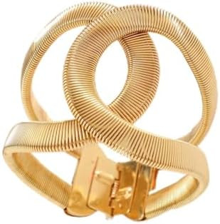 Chunky Bangles Bracelets for Women Open Plain Cuff Bangle Bracelet Irregular Statement Bracelet A... | Amazon (US)