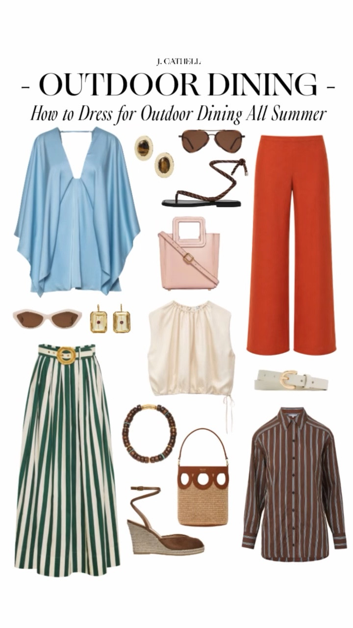 Outdoor dining, styled for every setting 🌿✨

From casual Lowcountry boils to rooftop cocktails, garden parties, and beach club dinners—these looks are built to feel effortless, elevated, and actually make sense for where you are.

Think breathable fabrics, easy silhouettes, and shoes that work (yes, even on grass and docks). Save this for summer outfit inspo and tap to shop each look. 🤍

#LTKStyle #SummerOutfits #OutdoorDining #EventStyle #ResortStyle #EffortlessStyle #

#LTKSeasonal #LTKootd #LTKOver40