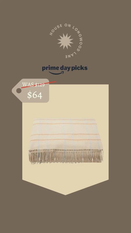 Amazon Prime Early Access Sale, Picks! Casper Sleep Pinstripe Throw Blanket in the shade Oatmilk. Get 50% OFF!! #prime

#LTKsalealert #LTKhome #LTKunder100