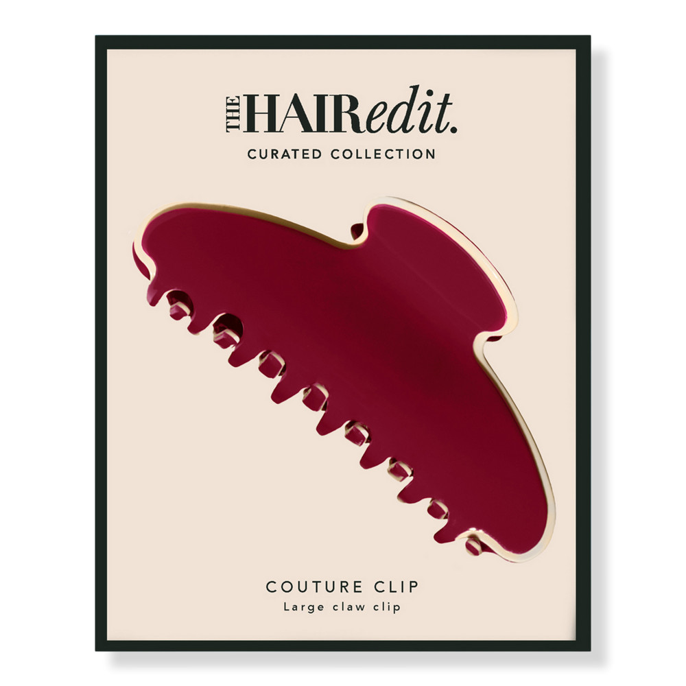 The Hair Edit Couture Chic Claw Clip - Red/Cream | Ulta