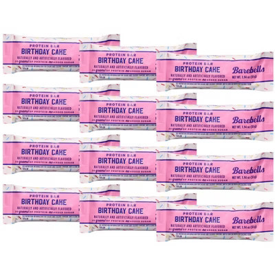 Barebells Protein Bar Birthday Cake - Case of 12/1.94 oz | Target