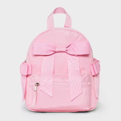 Girls' 8.5" Mini Bows Backpack - art class™ Pink | Target