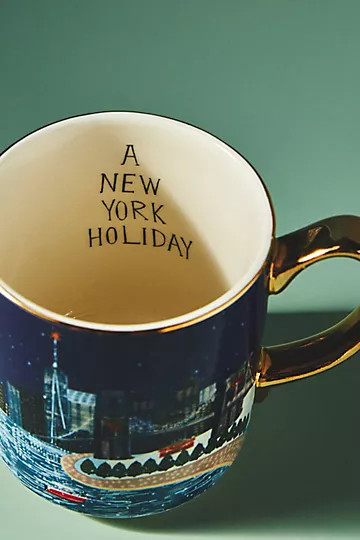 Holiday in the City Mug | Anthropologie (US)