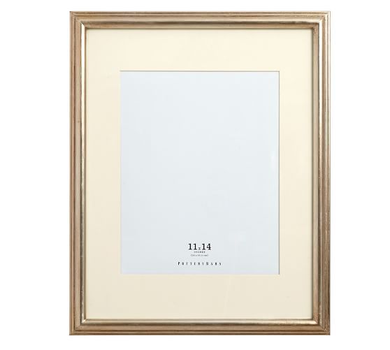 Eliza Gilt Picture Frame, 5" x 7" Narrow Frame, Champagne Gilt | Pottery Barn (US)