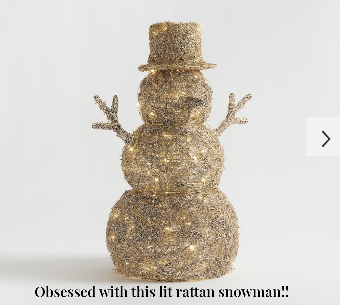 Obsessed with this lit rattan outdoor snowman!! It’s so pretty!!


Christmas decor, holiday decor, outdoor decor, front porch decor, holiday decor, snowmen decor, home, home decor, Thanksgiving 

#LTKSeasonal #LTKHoliday #LTKHome