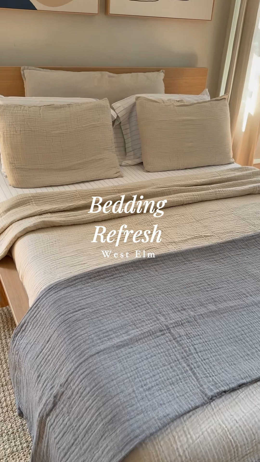 Organic, fair trade, better cotton bedding set. Get the best bedding refresh. Comes in multi colors. Super soft and the color is beautiful. 
Home fresh. Bedroom. Decor  

#LTKSeasonal #LTKHome