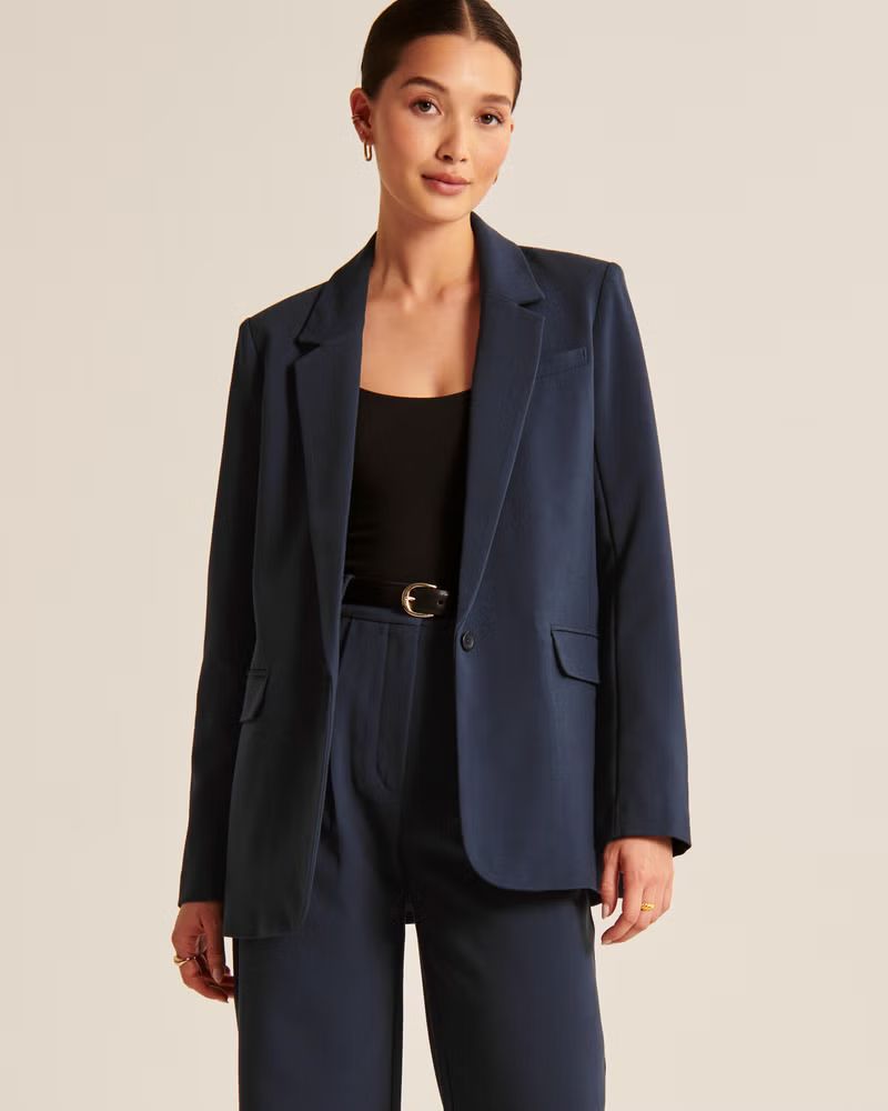 Women's Classic Suiting Blazer | Women's Coats & Jackets | Abercrombie.com | Abercrombie & Fitch (US)