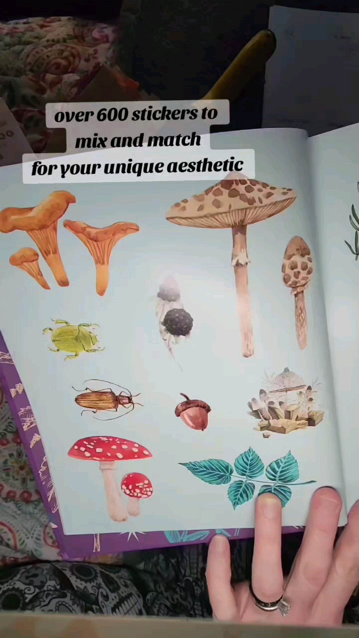 If you're a sticker hoarder like me, look away. This hardcover book has over 600 apothecary themed stickers and they are dangerously beautiful. Botanical prints, vintage vials, dried herbs — I've been slowly working through them and treating every single one like it's irreplaceable. Because honestly? It kind of feels that way. 🫙🌿#Stickers #Journaling #ApothecaryVibes

