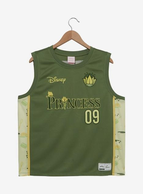 Disney The Princess and the Frog Tiana Women's Plus Size Cropped Basketball Jersey — BoxLunch E... | BoxLunch