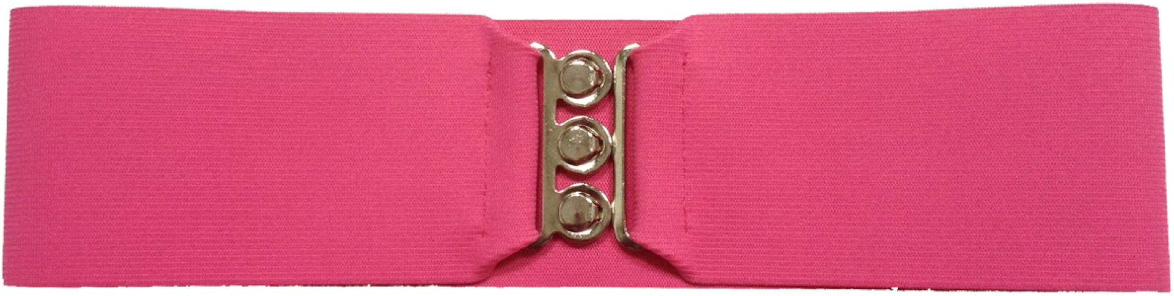 Hip Hop 50's Shop 1950s Style 3” Wide Elastic Cinch Belt for Women Junior and Plus Sizes Handma... | Amazon (US)