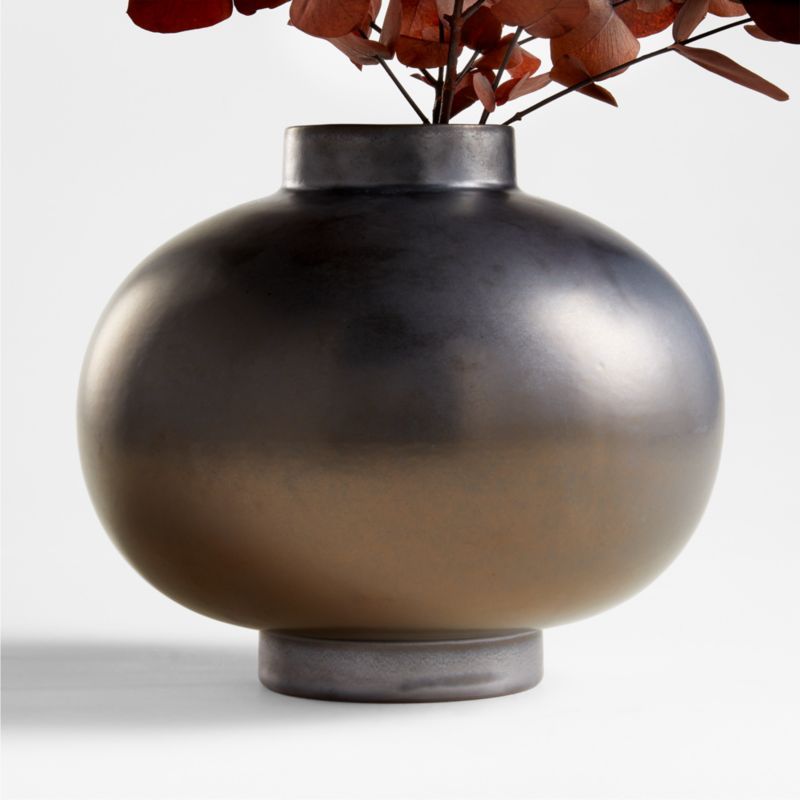 Full Moon Metallic Vase by Leanne Ford + Reviews | Crate and Barrel | Crate & Barrel