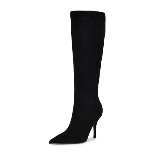 Nine West Women's Gerty Boot, Black Suede 001, 5.5 | Amazon (US)
