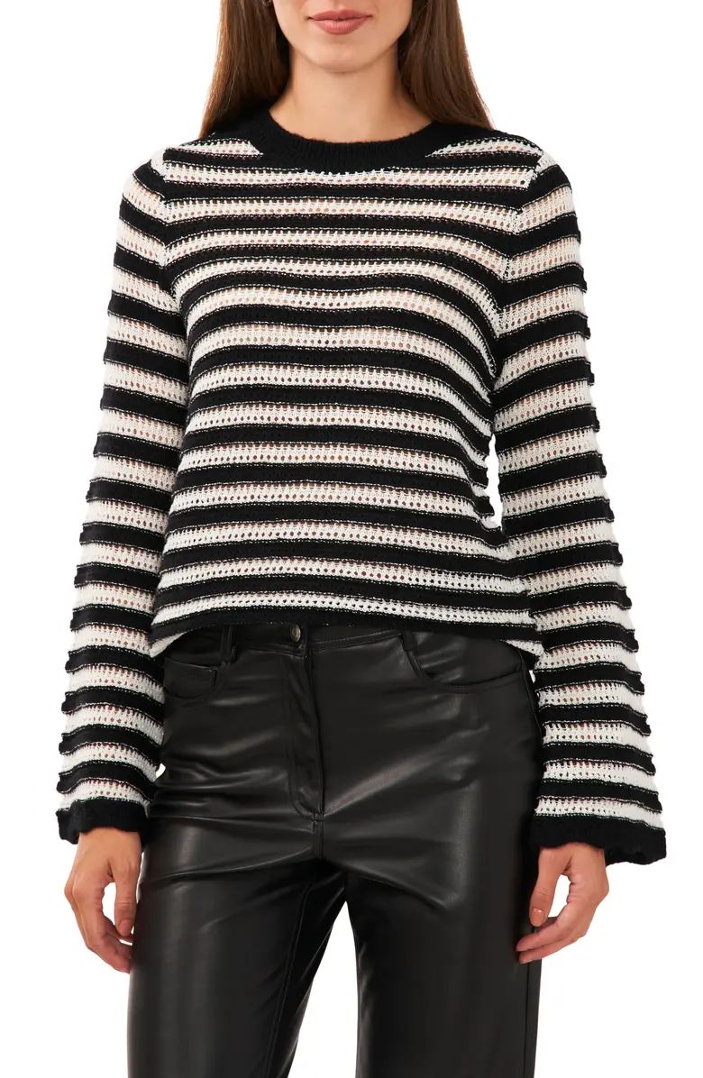 Stripe Bell Sleeve Sweater | Nordstrom