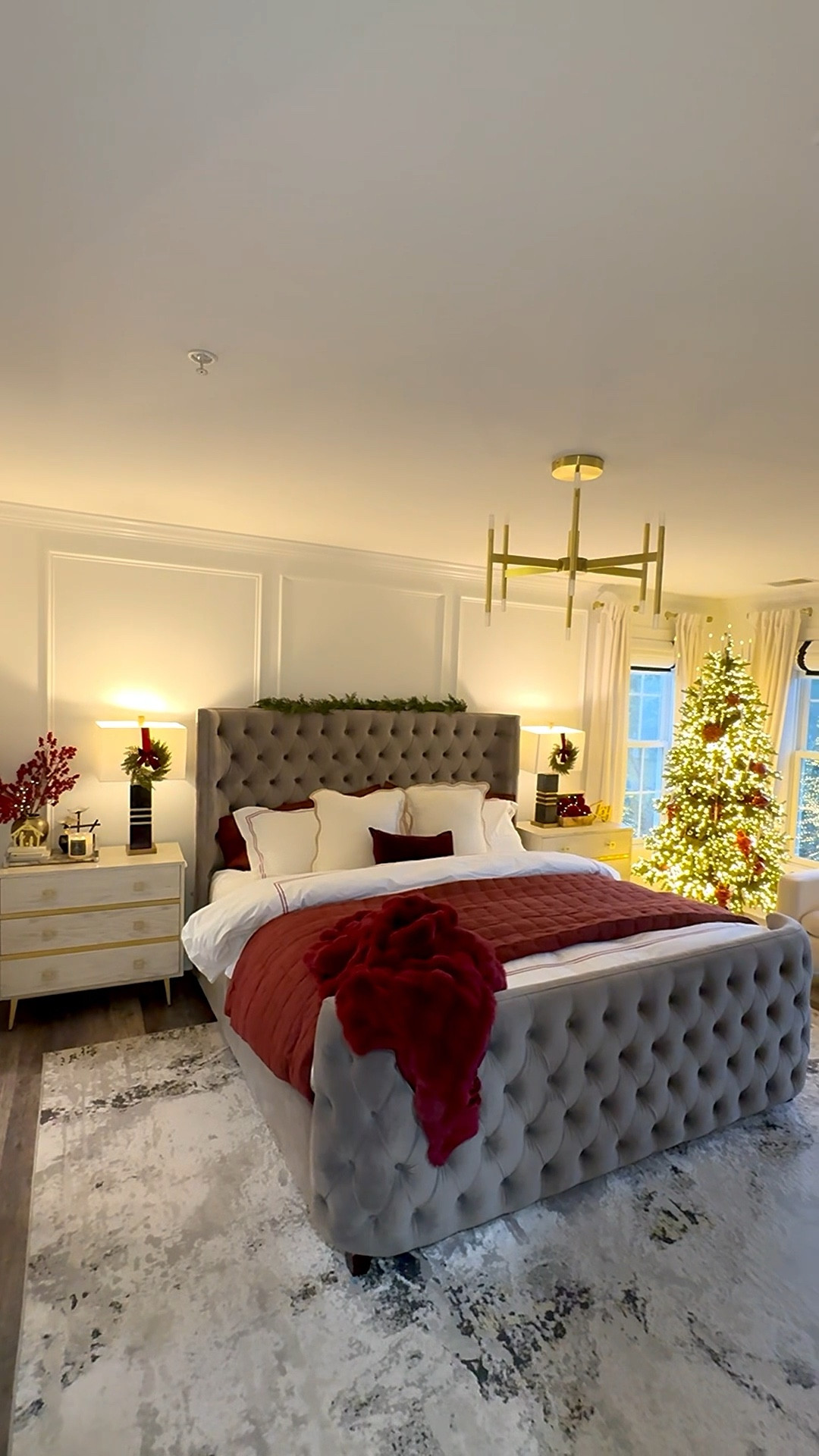 #wayfairpartner #ad There’s something about a cozy bedroom at Christmas ☺️ the warm glow, the soft bedding, the quiet moments. It feels like my own little Christmas movie scene 😂 and shoutout to @Wayfair for the cozy pieces that brought this room together. Wayfair was one stop shop for all things furniture and decor for this space. This is definitely where I’ll be spending most of December! #christmasdecor #christmas 

#LTKGiftGuide #LTKHoliday #LTKHome