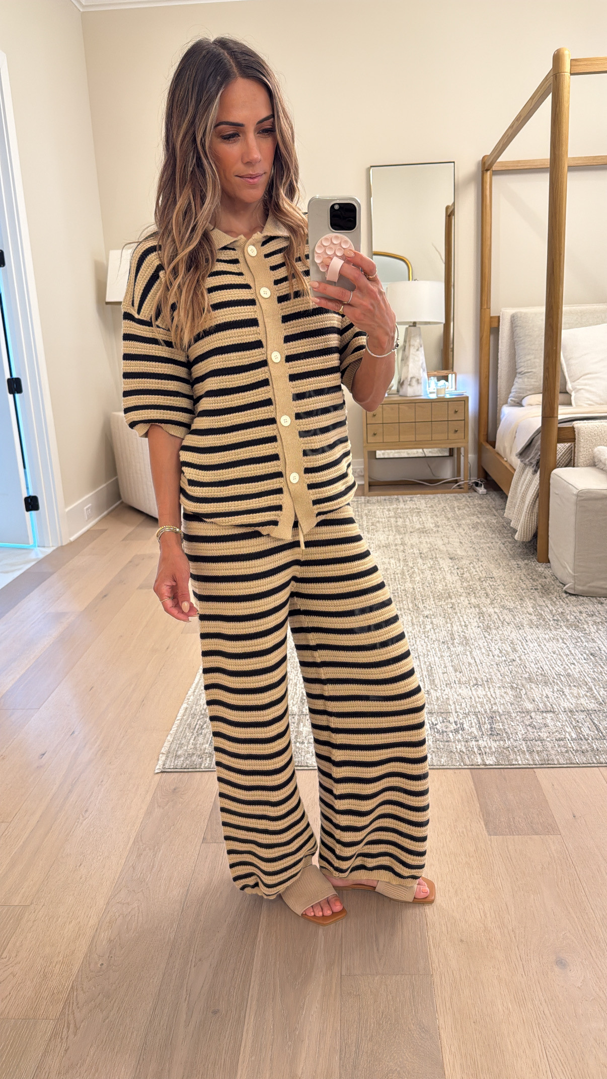 The cutest set for fall! I love the stripes and how cozy it is 🤍 

 #LTKSeasonal #LTKFindsUnder50 #LTKStyleTip