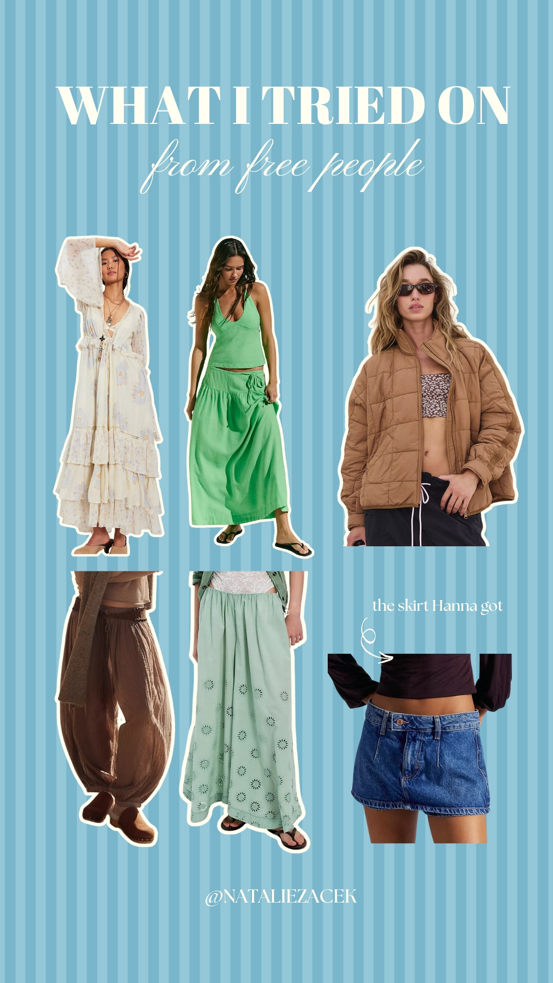 what I tried on from Free People!  

 

#LTKgrwm #LTKootd #LTKvlog