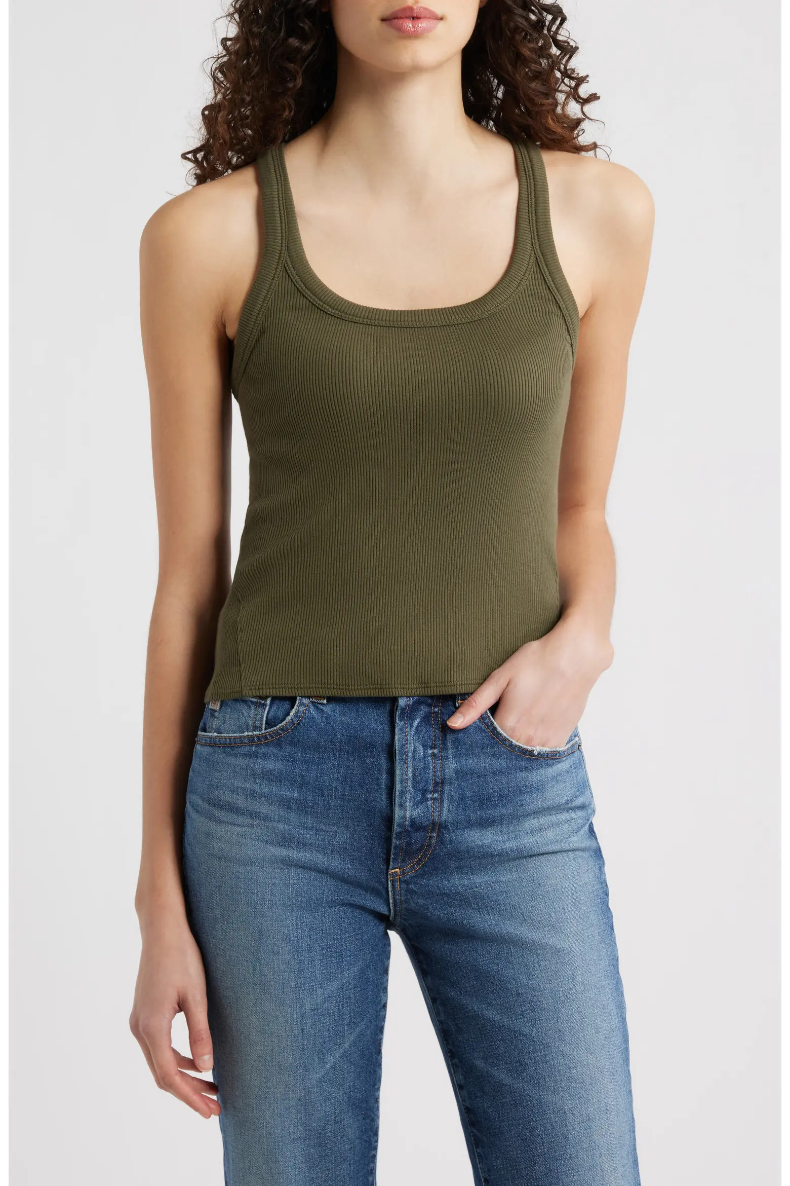 The Essential Rib Tank (Women) | Nordstrom | Nordstrom
