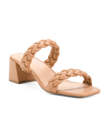Square Toe Braided Heels | TJ Maxx