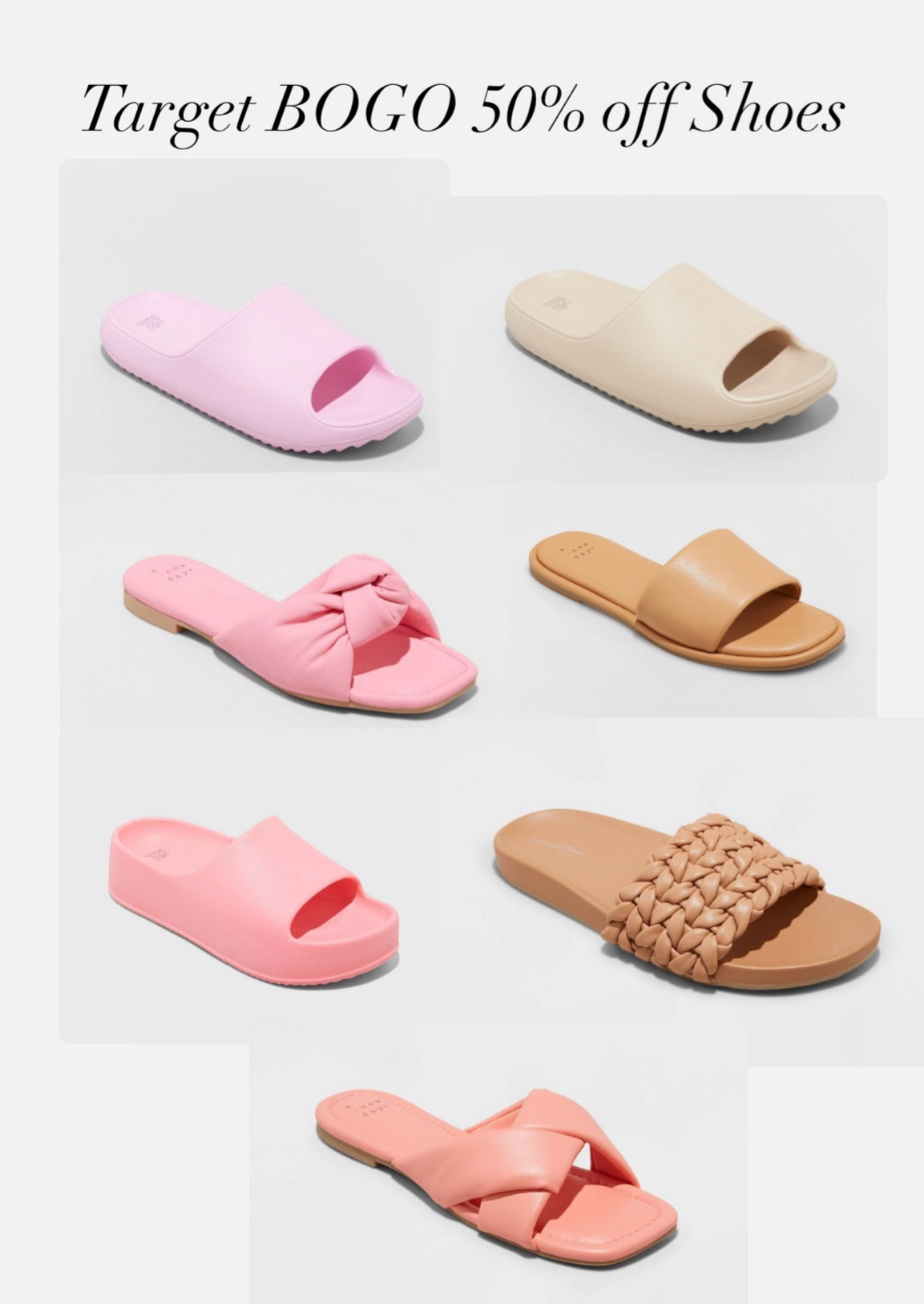 Target has BOGO 50% off shoes

#LTKshoecrush #LTKFind #LTKsalealert