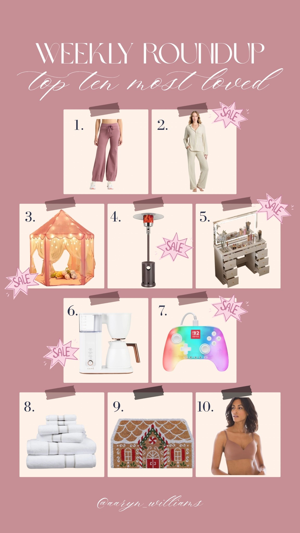 Top 10 best sellers of the week and most of them are on SALE right now 🤩🤩🤩 



#LTKSaleAlert #LTKGiftGuide #LTKFindsUnder50