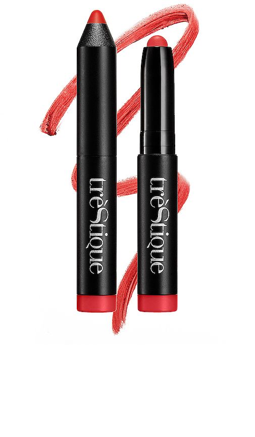 treStiQue Mini Lip Crayon in Chile Red. | Revolve Clothing (Global)