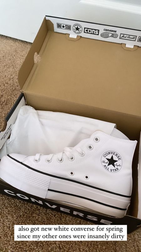 New white platform converse! Linked them from multiple places in case they’re out of stock anywhere!

Size down 1/2 size.

Platform converse / white converse / white platform converse / spring sneakers / spring shoes / women’s spring shoes / white sneakers / college fashion / college outfits / college class outfits / college fits / college girl / college style / college essentials / amazon college outfits / back to college outfits / back to school college outfits / Neutral fashion / neutral outfit / Clean girl aesthetic / clean girl outfit / Pinterest aesthetic / Pinterest outfit / that girl outfit / that girl aesthetic / vanilla girl / 


#LTKfindsunder100 #LTKSeasonal #LTKshoecrush
