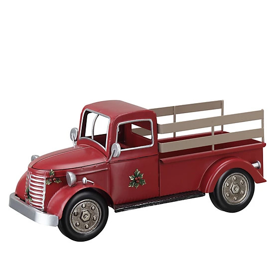 New!Red Shed 7 in. Red Christmas Truck Tabletop Decor | Tractor Supply
