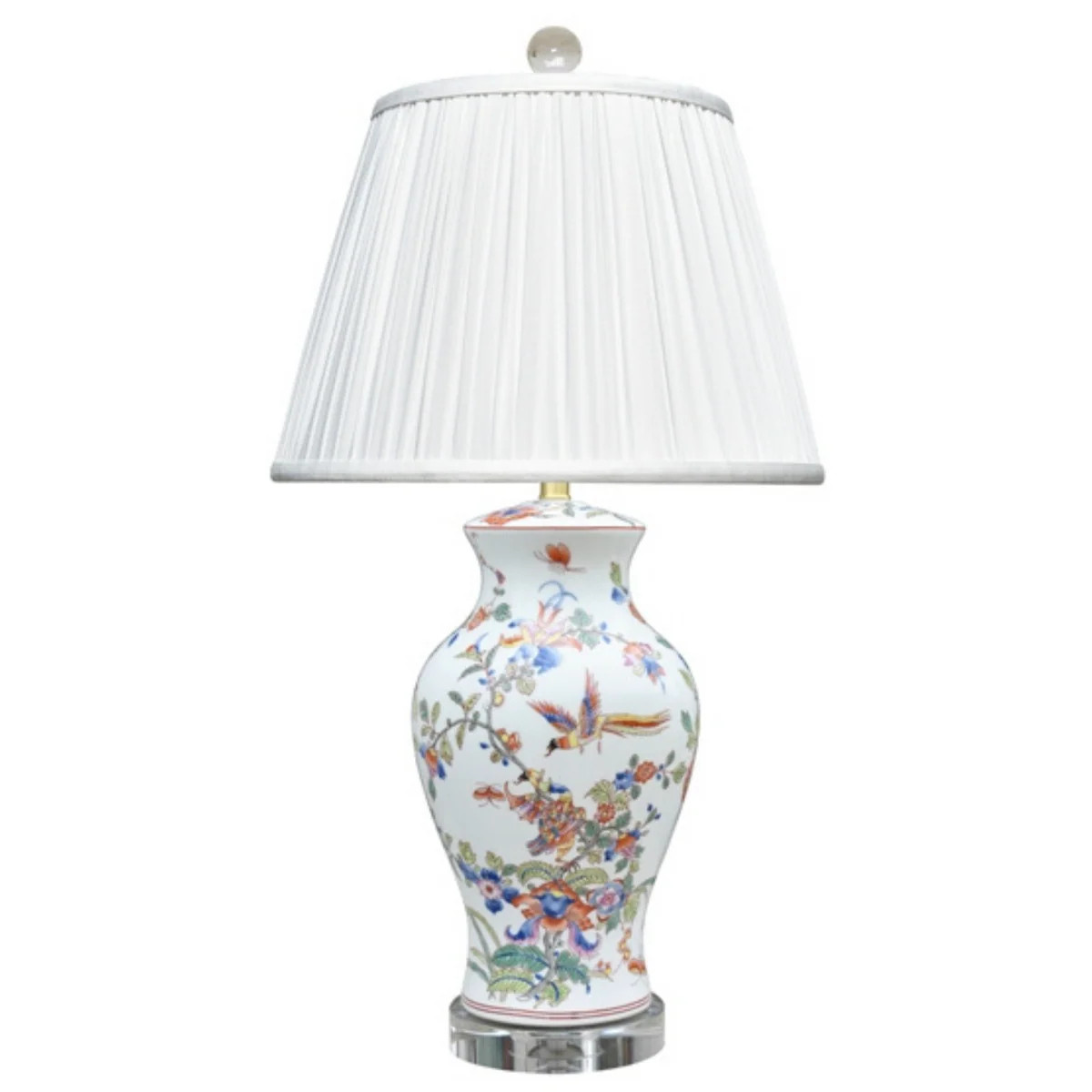 Porcelain Phoenix Vase Lamp | The Well Appointed House, LLC