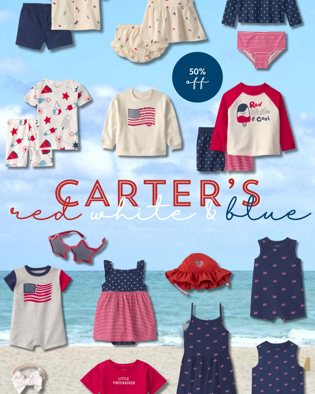 Carter’s is 50% off SITEWIDE 🇺🇸🫐🧨

#LTKSeasonal #LTKKids #LTKBaby