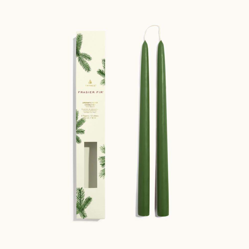 Frasier Fir 12" Taper Candle Set | Thymes | Thymes