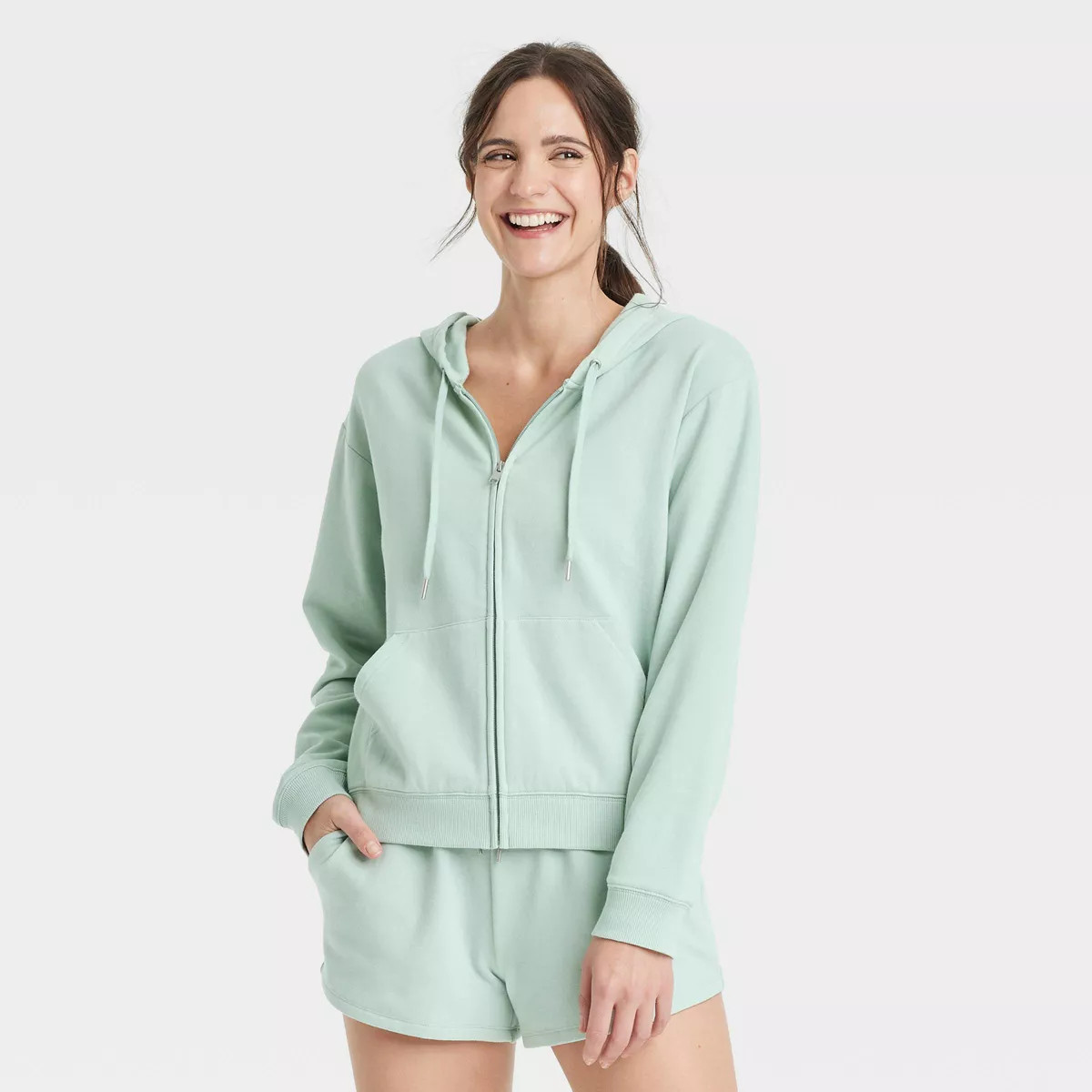 Women's Fleece Zip-Up Sweatshirt - Auden™ | Target