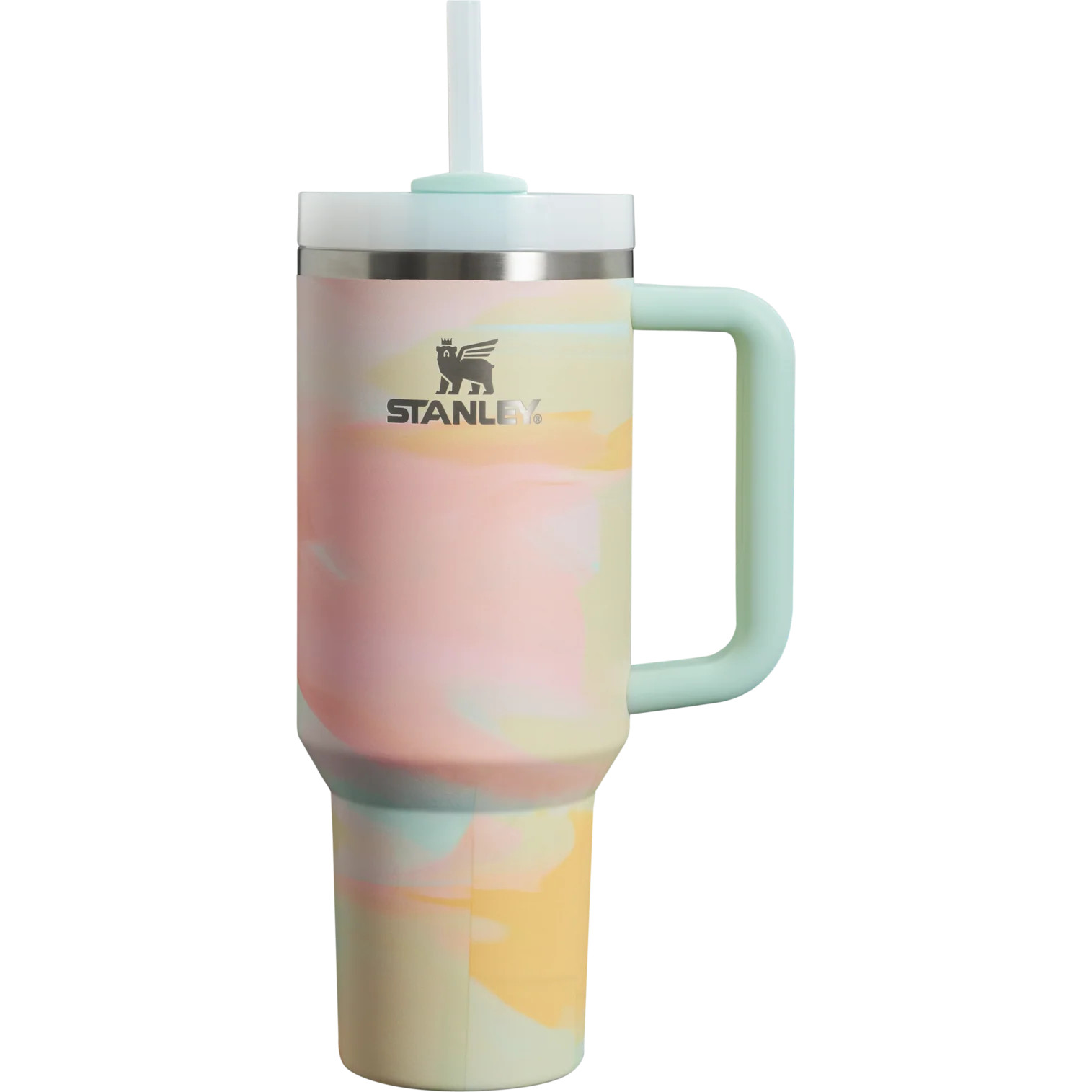 The Clean Slate Brushstrokes Quencher H2.0 FlowState Tumbler | 40 OZ | Stanley 1913 (US)
