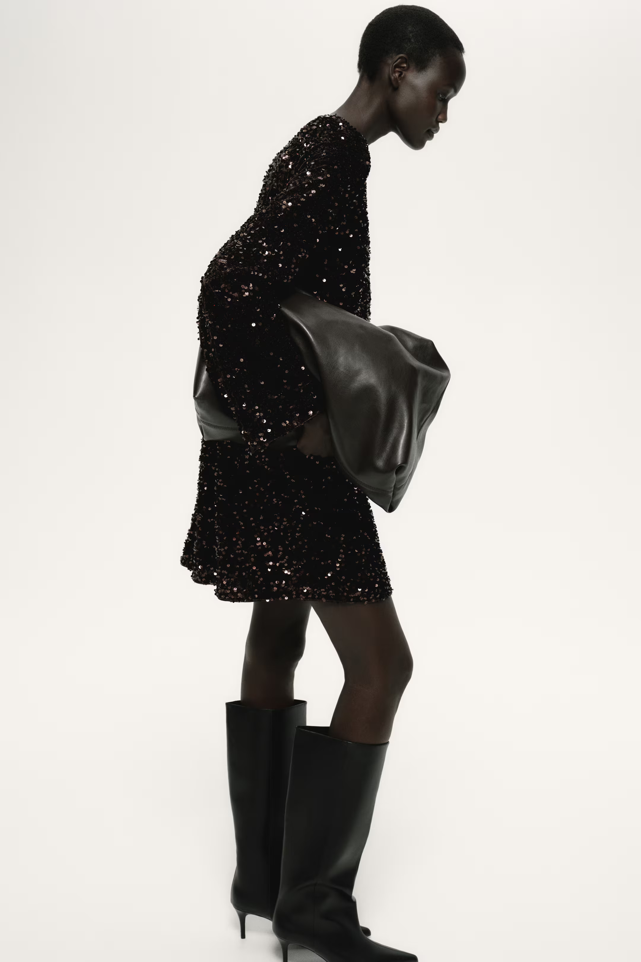 Minikleid mit Pailletten | H&M (DE, AT, CH, NL, FI)